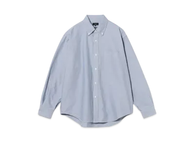 BEAMS Heavy Oxford Button Down Shirt "Blue"