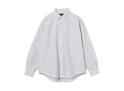 BEAMS Heavy Oxford Button Down Shirt "Sax"
