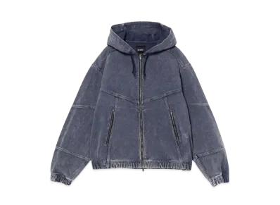 BEAMS Fade Zip Blouson "Blue"