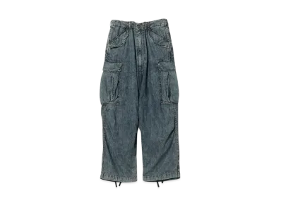 BEAMS Big 6-Pocket Denim Cargo Pants "Indigo"