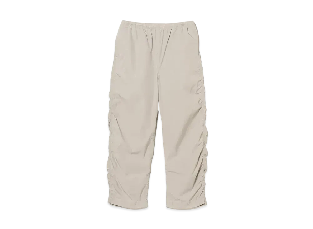 BEAMS Water Repellent Puckering Easy Pants "LightGray"