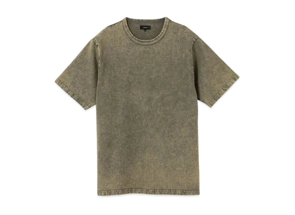 BEAMS Faded Crew Neck Tee "Kinako"