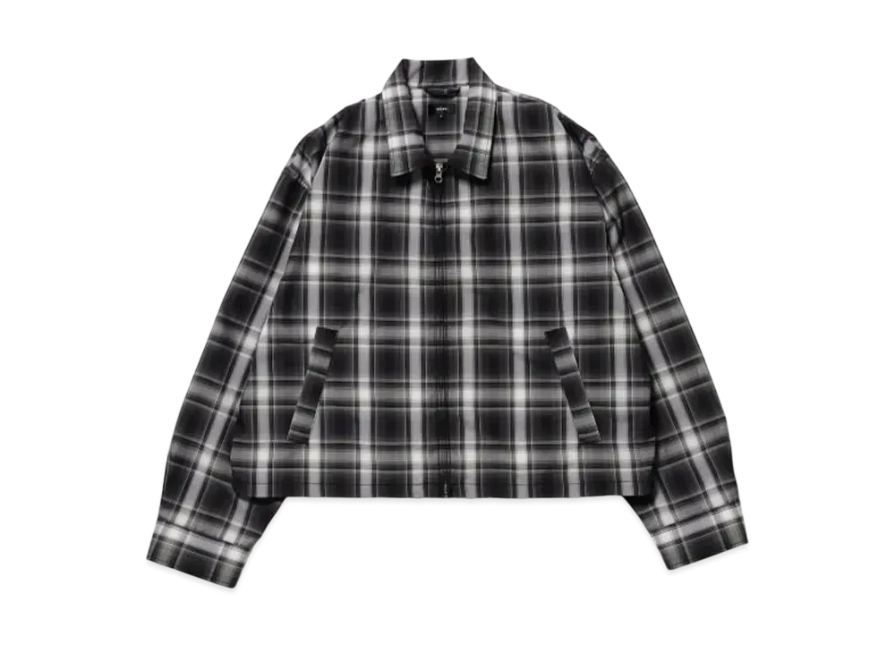 BEAMS Short Check Blouson "Black"