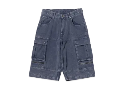 BEAMS Fade Cargo Pants "Blue"