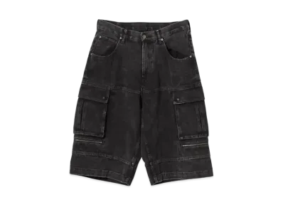 BEAMS Fade Cargo Pants "Black"