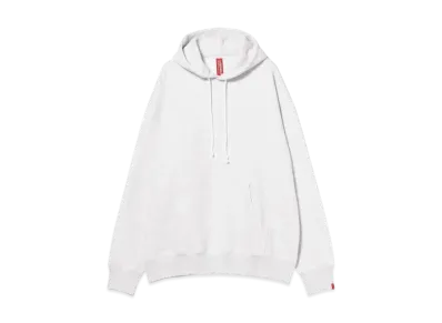 BEAMS JAPAN x LOOPWHEELER Hanging Fleece Loose Fit Pullover Hoodie "SnowWhite"