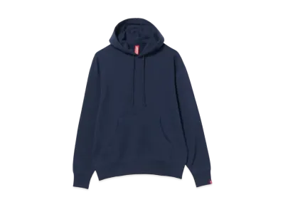 BEAMS JAPAN x LOOPWHEELER Hanging Fleece Loose Fit Pullover Hoodie "Navy"