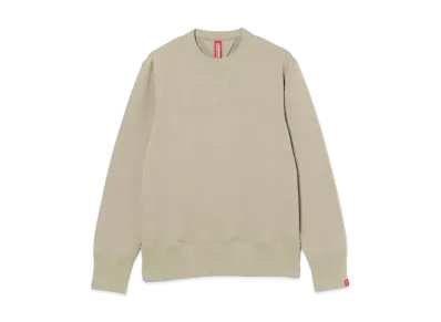 BEAMS JAPAN x LOOPWHEELER Hanging Fleece Sweatshirt "Cement"