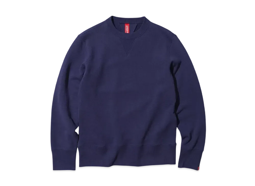 BEAMS JAPAN x LOOPWHEELER Hanging Fleece Sweatshirt "WestCoastBlue"
