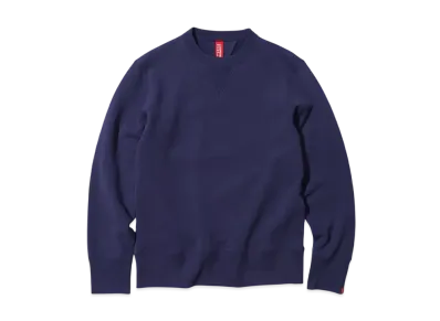 BEAMS JAPAN x LOOPWHEELER Hanging Fleece Sweatshirt "WestCoastBlue"