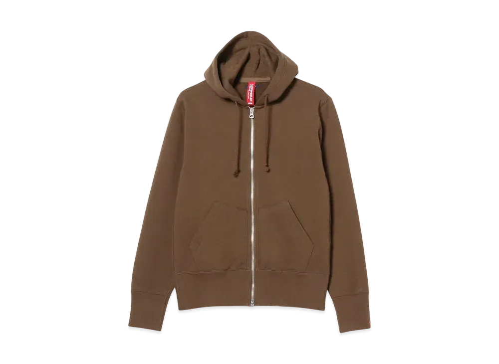BEAMS JAPAN x LOOPWHEELER Hanging Fleece Full Zip Parka "DarkBrown"