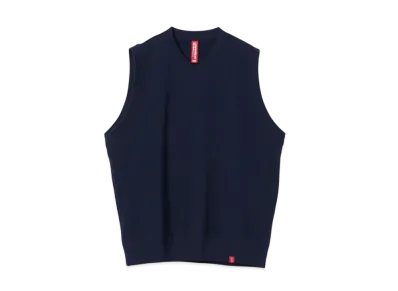 BEAMS JAPAN x LOOPWHEELER Loose Fit Vest "Navy"