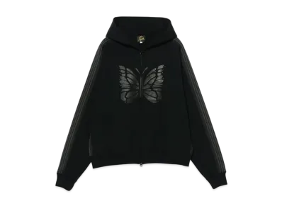 BEAMS x NEEDLES Sweat Zip Track Hoodie "Black"