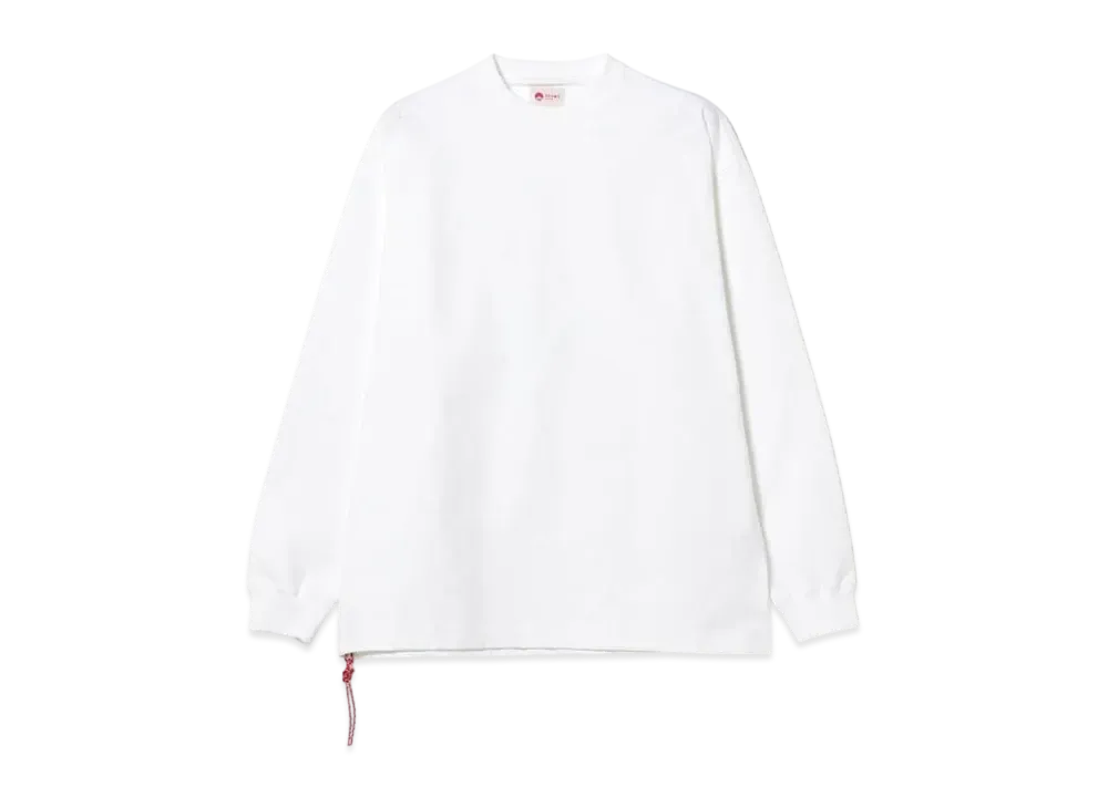 BEAMS Loose Stretch Long Sleeve "White"