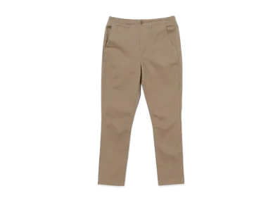 BEAMS Cotton Pique Stretch Tapered Pants "Beige"