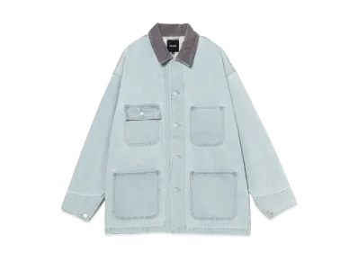 BEAMS Denim Loose Coveralls "IceWash"