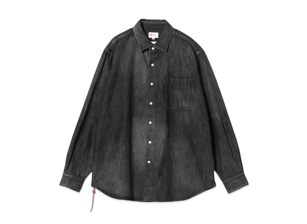 BEAMS Aging Denim Shirt "UsedIndigo"