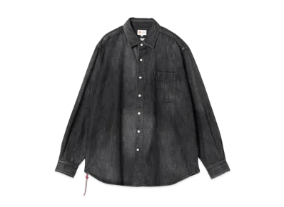 BEAMS Aging Denim Shirt "UsedIndigo"