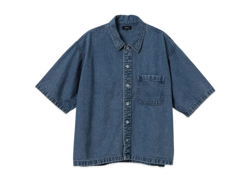 BEAMS Short Denim Shirt "Indigo"