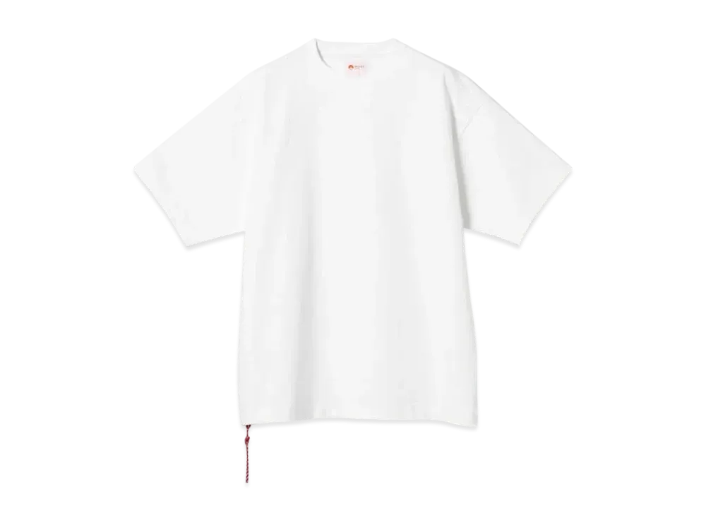 BEAMS Stretch Loose Short Sleeve "White"