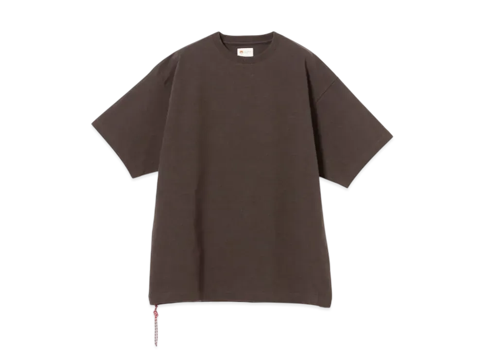 BEAMS Stretch Loose Short Sleeve "DarkBrown"