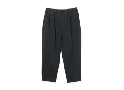 BEAMS 2 Pleats Chino "Navy"