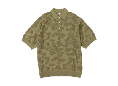 BEAMS 12 Gauge Mesh Polo Shirt "Mos"