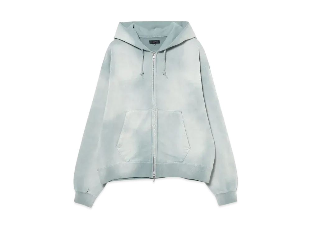 BEAMS Fade Zip-Up Hoodie "Sax"