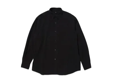 BEAMS Relaxed Fit Crazy Dobby Shirt "Black"