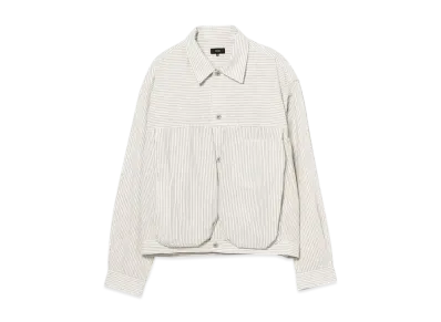 BEAMS Seersucker Balloon G Jacket "LightGray"