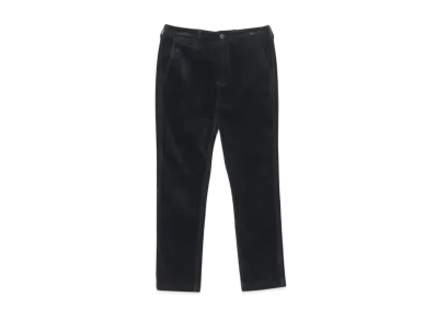 BEAMS Corduroy Stretch Tapered Pants "ChacoalGray"