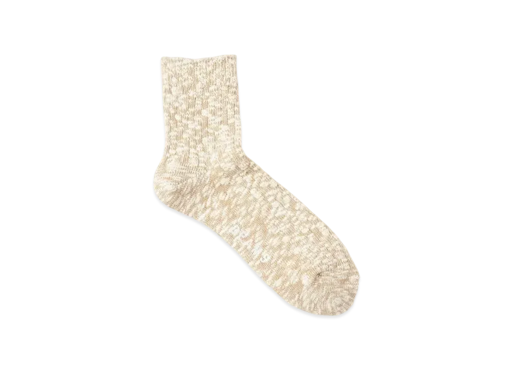 BEAMS Light Slub Socks "Navy"
