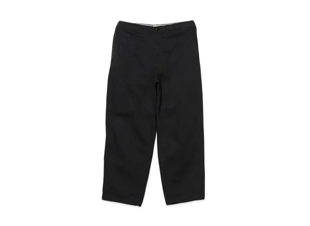 BEAMS New Big Chino Trousers "Black"