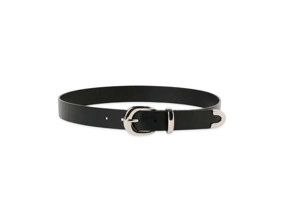 BEAMS Leather Western Belt "Black"