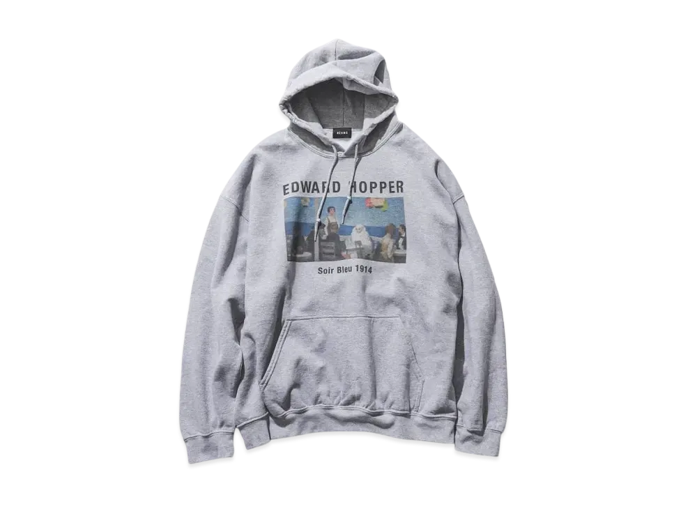 BEAMS EDWARD Hopper Hoodie "Gray"
