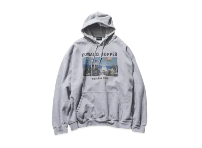BEAMS EDWARD Hopper Hoodie "Gray"