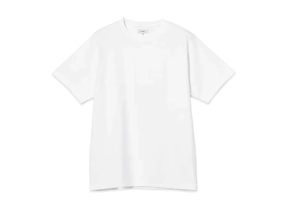 BEAMS Plain Crew Neck Tee "White"