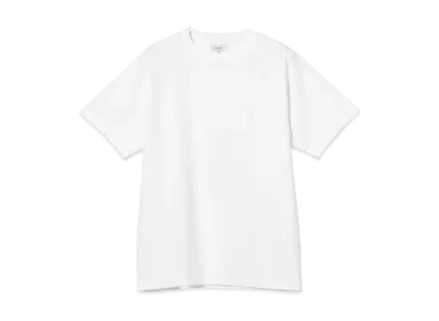 BEAMS Plain Crew Neck Tee "White"