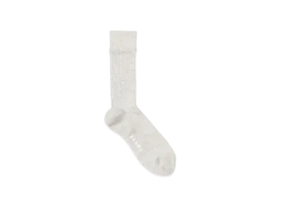 BEAMS Faux Layered Socks "Gray"