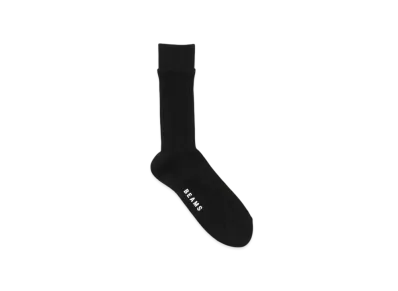 BEAMS Faux Layered Socks "Black"