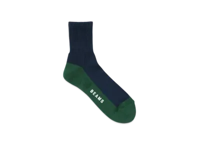 BEAMS Switch Bottom Socks "Navy"