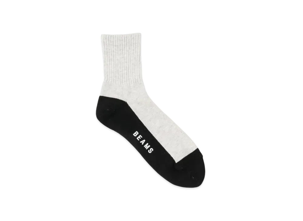 BEAMS Switch Bottom Socks "Gray"
