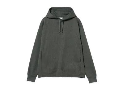 BEAMS Heavyweight Tech Thermal Hoodie "ChacoalGray"