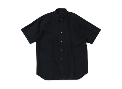 BEAMS Lace Tartan Check Shirt "Navy"