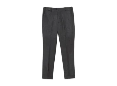 BEAMS Flannel Slacks "ChacoalGray"