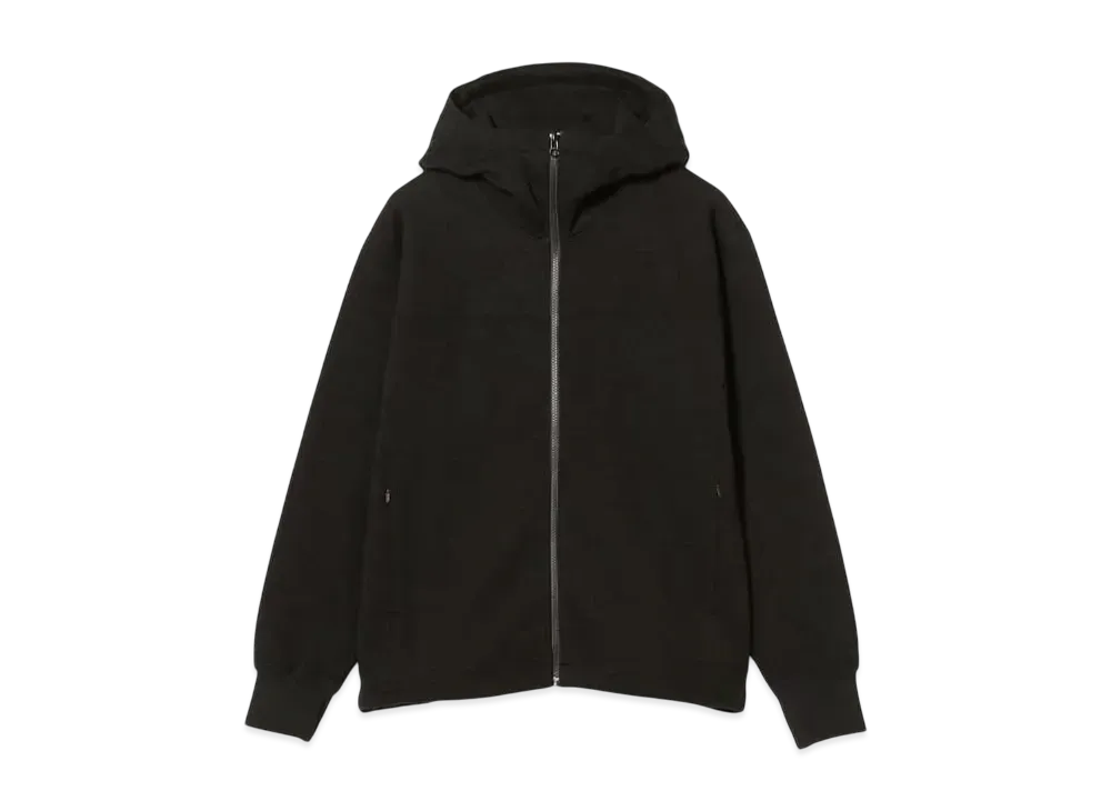 BEAMS Sweat Zip Up Hoodie "Black"
