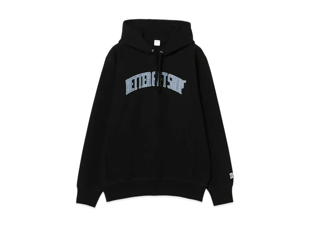 BEAMS x Better (TM) Gift Shop Collegiate Black Hooded Sweatshirt "Black"