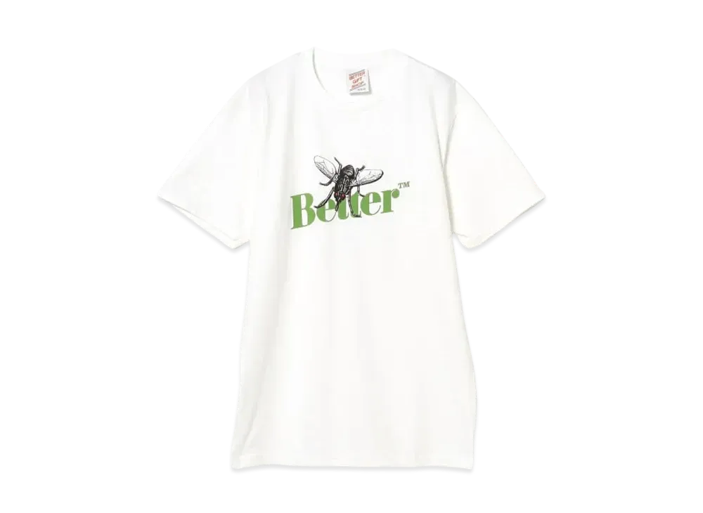 BEAMS x Better (TM) Gift Shop Fly Tee "White"