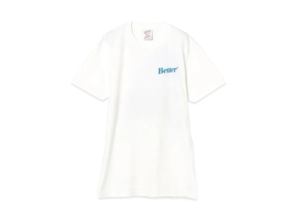 BEAMS x Better (TM) Gift Shop Cash On Table Tee "White"