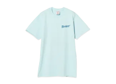 BEAMS x Better (TM) Gift Shop Cash On Table Tee "PowderBlue"